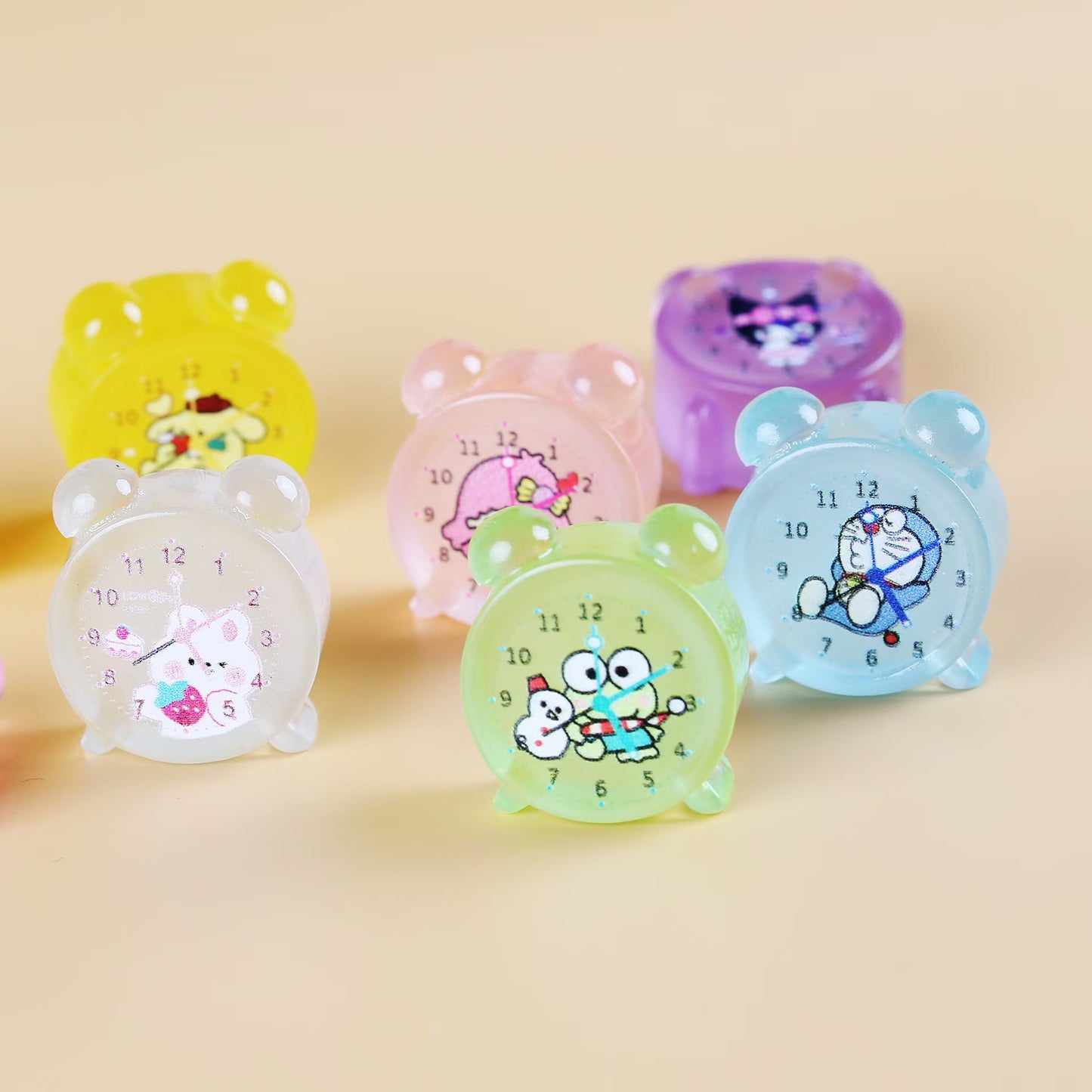 Glow-In-The-Dark Sanrio Alarm Clock Charm