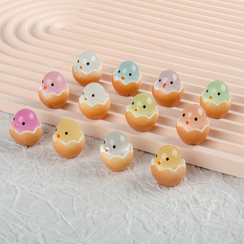 Luminous Three-Dimensional Egg Charm